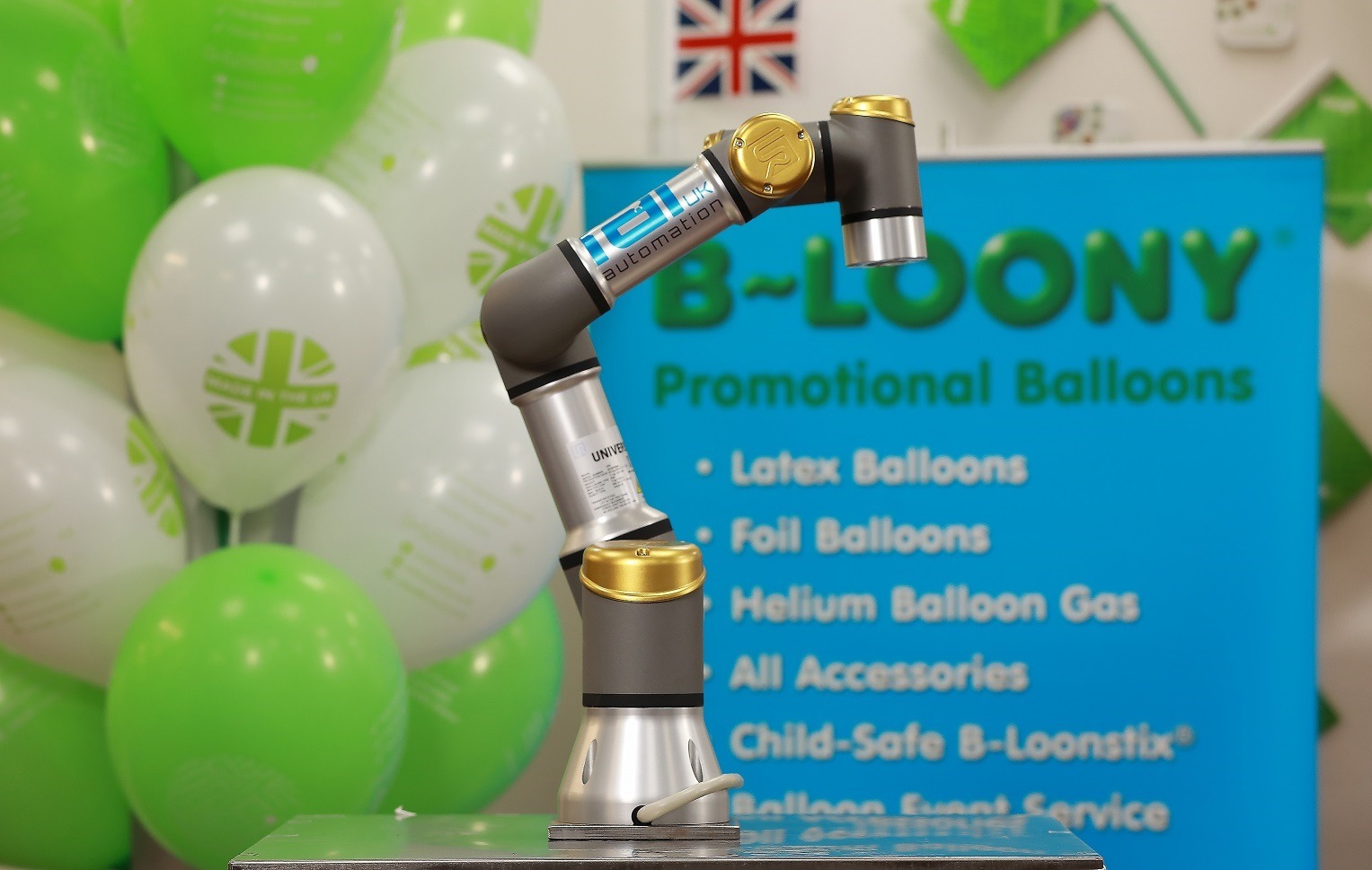 UR3 Universal Robots Wave The Flag For B-Loony | RARUK Automation